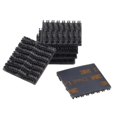 3M Dual Lock samolepiace obojstranný suchý zips 25.4x25.4mm 6ks čierna