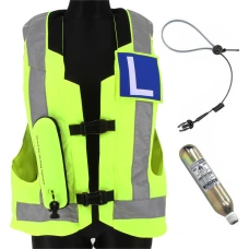Hit-Air MLV 2 airbag vesta reflexná žltá pre autoškoly