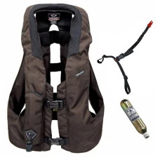 Hit-Air MLV airbag vesta hnedá jazdecká