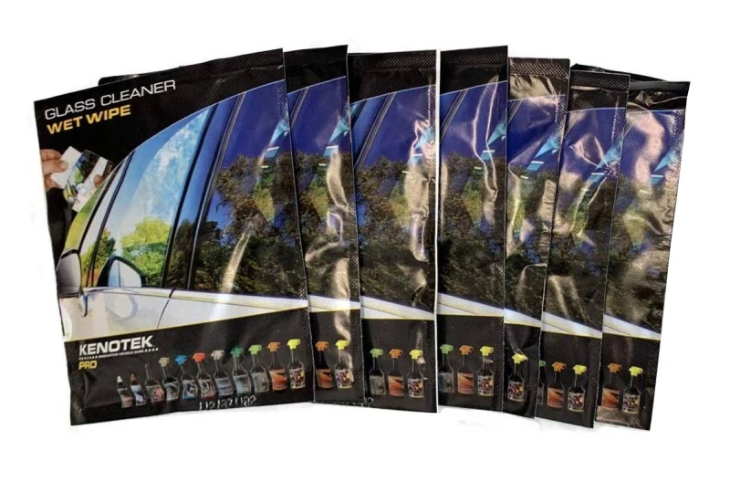 KENOTEK vlhčené obrúsky na sklo 7ks pre auto