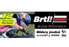 Kolenné slidery Brutaleperformance očkový suchý zip pre motorkárov