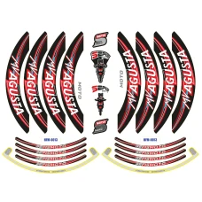 SEFIS PREMIUM ST 1 dvojdielne polepy na kolesá MV Agusta Dragster Brutale