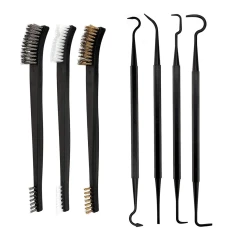 SEFIS sada drôtených kief a háčikov pre detailné čistenie 7ks