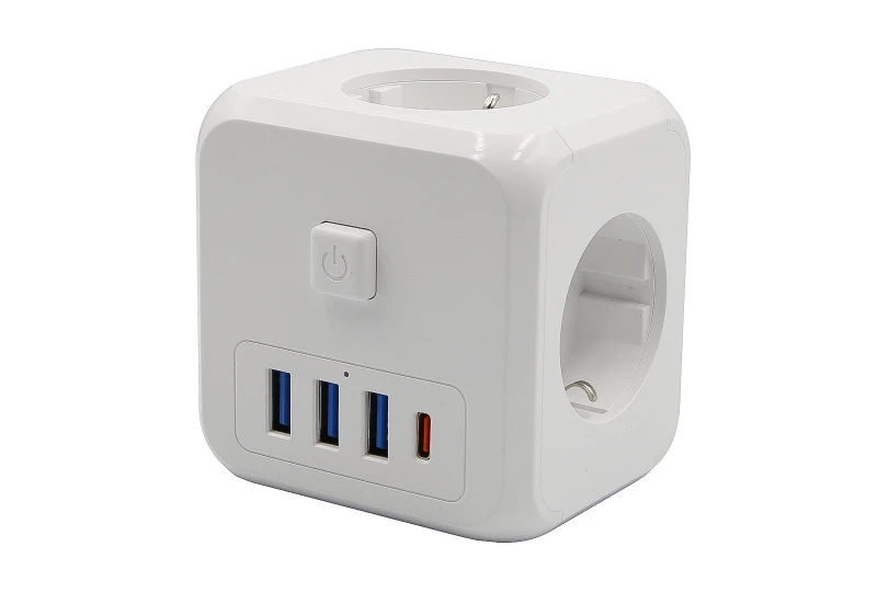 Smart 3x zásuvka 3x USB-A 1x USB-C 