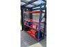 Celokovový policový regál 200x200x60 nosnosť 1200kg oranžovo-modrý 