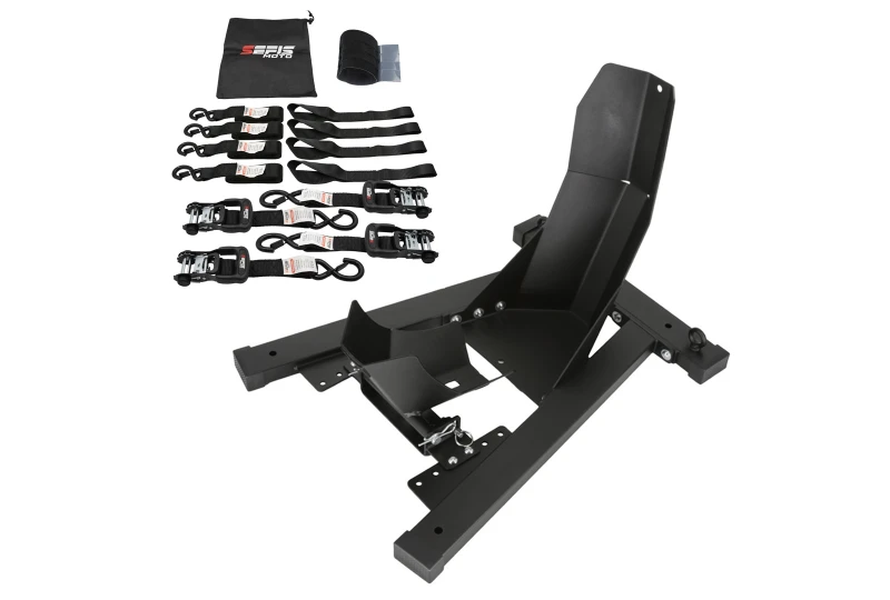 SEFIS C20 prepravný moto stojan + SEFIS SET 40 upevňovacie popruhy pre motocykel