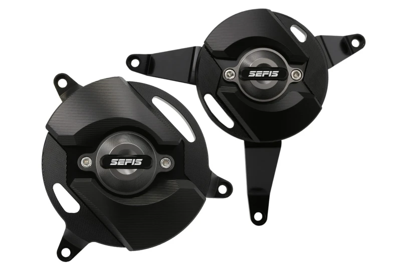 SEFIS CNC kryty motora Kawasaki Z900 2017-2025 šedá pre motocykel