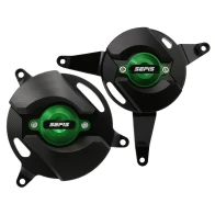 SEFIS CNC kryty motora Kawasaki Z900 2017-2025 zelená