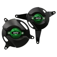 SEFIS CNC kryty motora Kawasaki Z900 2017-2025 zelená