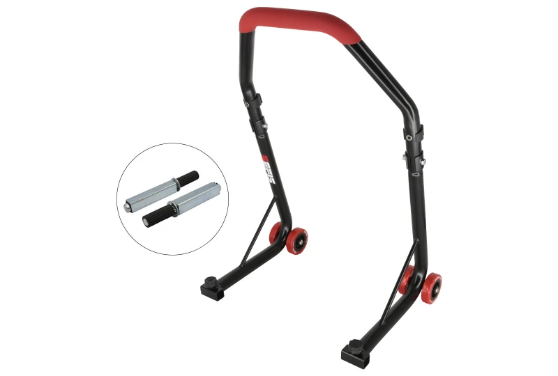 SEFIS D18 univerzálny predný moto stojan - červený - single SEFIS D18 univerzálny predný moto stojan - červený - single