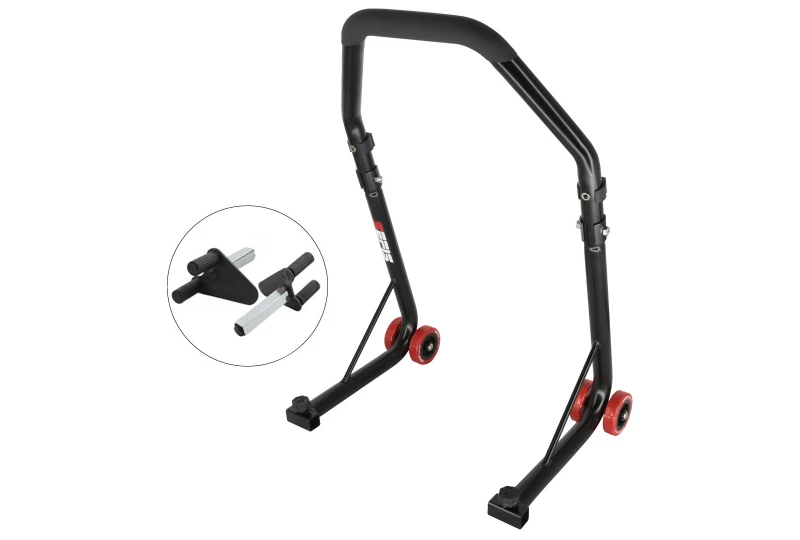 SEFIS D18 univerzálny predný moto stojan - čierný - vidle pre motocykel