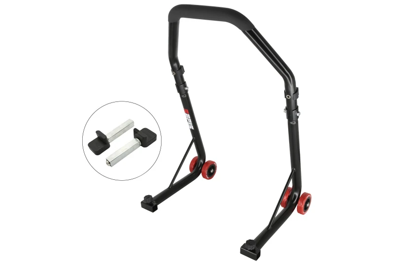 SEFIS D18 univerzálny zadný moto stojan - čierný - packy pre motocykel