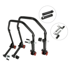 SEFIS D20 sklopný moto stojan predný a zadný set - trn / 2v1 pre Honda CMX 500/1100 Rebel