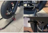 SEFIS D18 moto stojan predný a zadný set - červený - trn / 2v1 pre Honda CMX 500/1100 Rebel