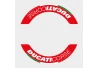 SEFIS dvojdielne polepy na kolesá DUCATI CORSE pre motocykel