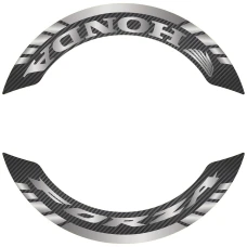 SEFIS dvojdielne polepy na kolesá HONDA Forza karbon-sivá