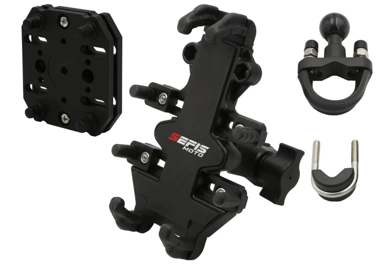 SEFIS SPINE T celokovový outdoor držiak s objímkou a anti-otrasovým adaptérem pre BMW R1200GS pre motocykel
