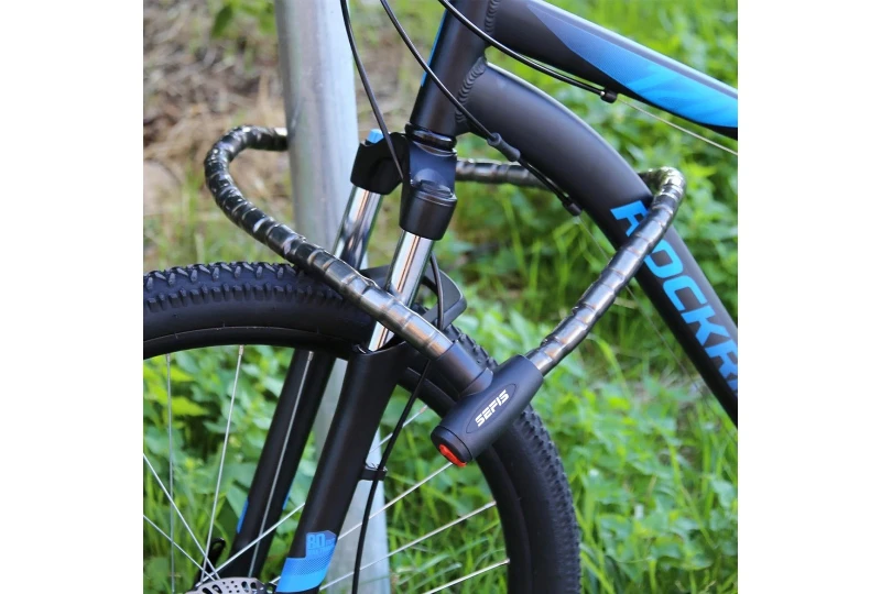 SEFIS zámok s článkovou lanom 1,5 M na bicykel pre motocykel