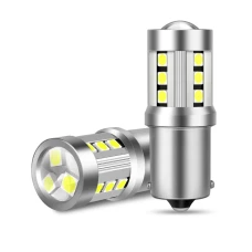 LED žiarovka P21W BA15S 15SMD 3,5W bielá