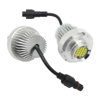 LED ŽIAROVKY ANGEL EYES 30W BMW 5 E60 E61 LCI 2007-2010 HALOGEN biela
