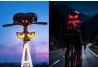 SEFIS Eye svetlo s LED programovateľným displejom pre moto helmy a cyklistiku pre motocykel