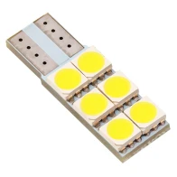LED žiarovka 501 W5W T10 12V 6SMD biela