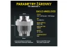 LED ŽIAROVKY ANGEL EYES 30W BMW 5 E60 E61 LCI 2007-2010 HALOGEN biela pre auto