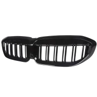 Predná maska ​​ľadvinky Double-line BMW 3 G20 G21 čierna lesklá