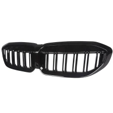 Predná maska ​​ľadvinky Double-line BMW 3 G20 G21 čierna lesklá