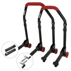 SEFIS M20 sklopný univerzálný moto stojan predný a zadný set - tŕne / 2v1