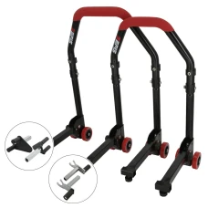 SEFIS M20 sklopný univerzálný moto stojan predný a zadný set - vidle / 2v1