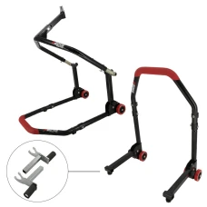 SEFIS M20 sklopný predný stojan do krku riadenia a zadný stojan set - 2v1