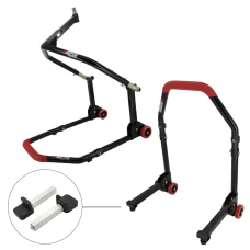 SEFIS M20 sklopný predný stojan do krku riadenia a zadný stojan set - packy