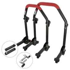 SEFIS M20U sklopný pojazdný univerzálný moto stojan predný a zadný set - 2v1 / tŕne