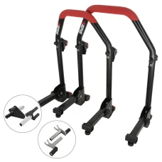 SEFIS M20U sklopný pojazdný univerzálný moto stojan predný a zadný set - 2v1 / vidle