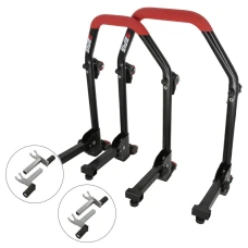 SEFIS M20U sklopný pojazdný univerzálný moto stojan predný a zadný set - 2v1 / 2v1