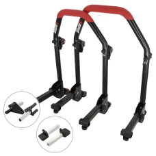 SEFIS M20U sklopný pojazdný univerzálný moto stojan predný a zadný set - vidle / packy