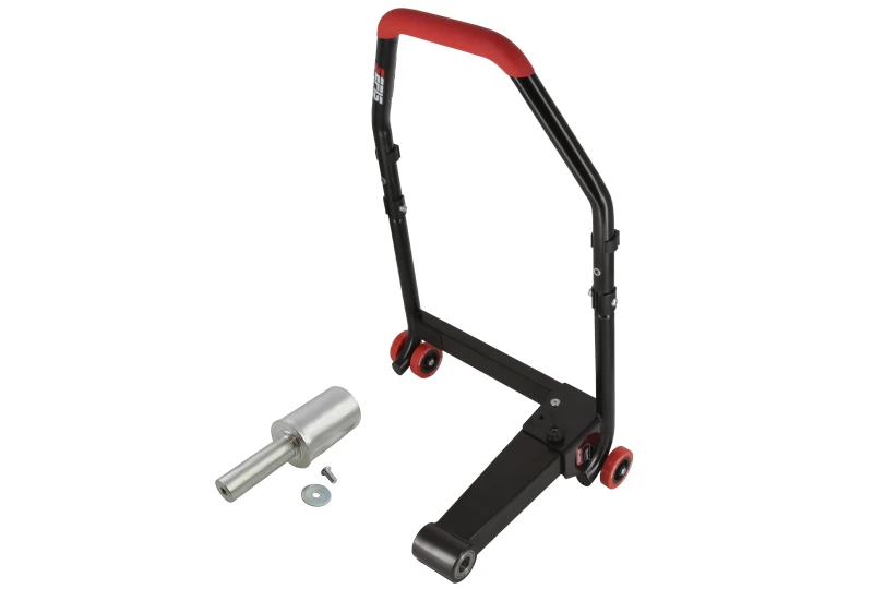 SEFIS M22 zadný stojan pre letmé uloženie kolesa - ľavostranný s adaptérom 53.5 mm pre motocykel