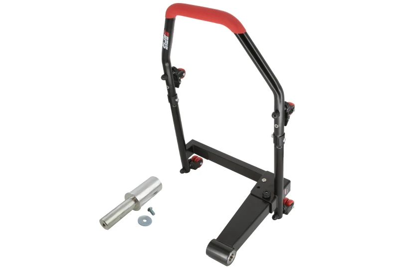 SEFIS M22U zadný sklopný pojazdný stojan pre letmé uloženie kolesa - ľavostranný pre motocykel