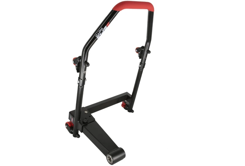 SEFIS M22UR zadný sklopný pojazdný stojan pre letmé uloženie kolesa - pravostranný BEZ adaptéru pre motocykel