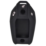 Silikónový obal na LCD kľúčik pre BMW G01-X3 G02-X4 G05-X5 G07-X7 G11 G12 G30 G31 G32 i8 I12 I15 čierny