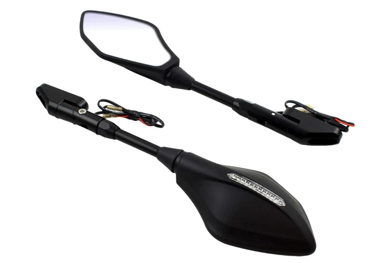 SEFIS Optic supersport zrkadlá s integrovanými LED smerovkami pre motocykel