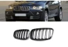 Predná maska ľadvinky Double-line BMW X5 E70 X6 E71 2007-2013 karbon na automobil