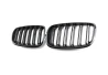 Predná maska ľadvinky Double-line BMW X5 E70 X6 E71 2007-2013 karbon na automobil