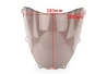Plexi štít dymový Yamaha YZF 600 1994-2007 pre motocykel