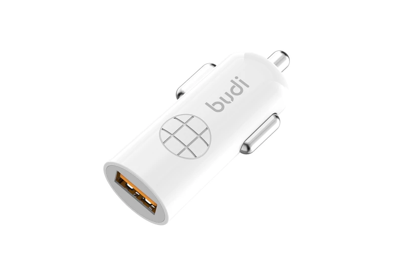 SEFIS adaptívna USB rýchlonabíjačka do auta biela 18W 2.4A 5V pre auto