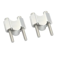 SEFIS Arc 30 navýšenie riadidel 22mm strieborná