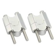 SEFIS Arc 50 navýšenie riadidel 22mm strieborná