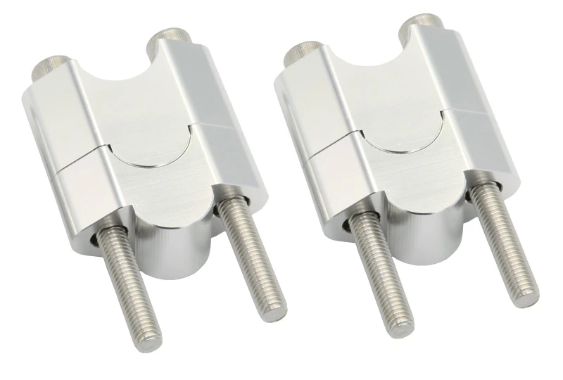 SEFIS Arc 50 navýšenie riadidel 22mm strieborná pre motocykel