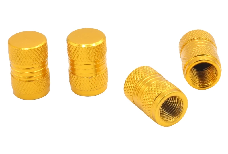 SEFIS čiapočky ventilov na automobil zlatá pre auto